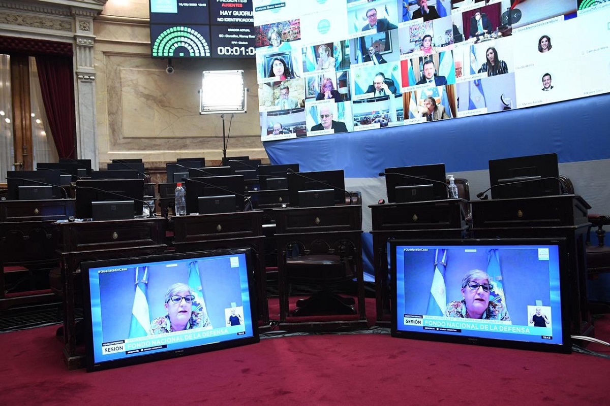 sesion senado debate fondo de la defensa