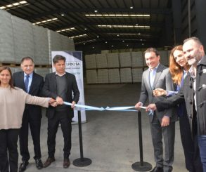 Pereyra valoró la inauguración de una nueva empresa en su distrito