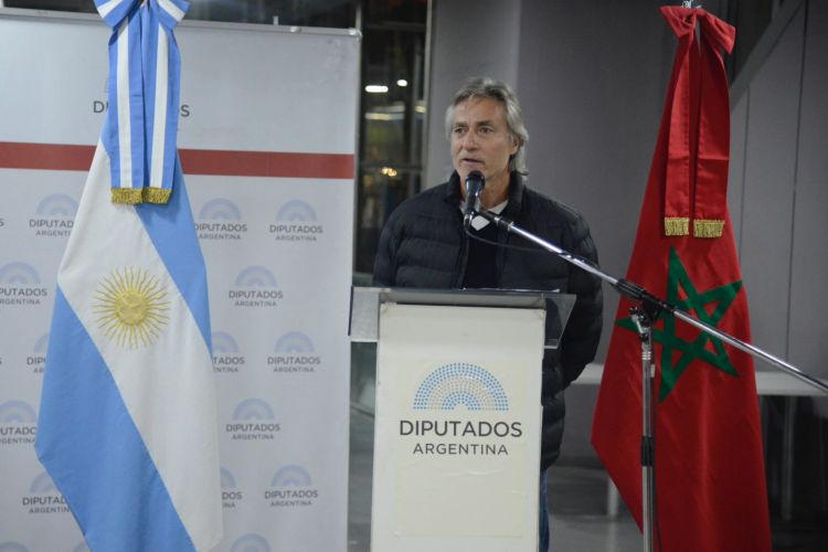 Se inauguró en la Cámara de Diputados la muestra sobre la “Ciudad Azul” marroquí