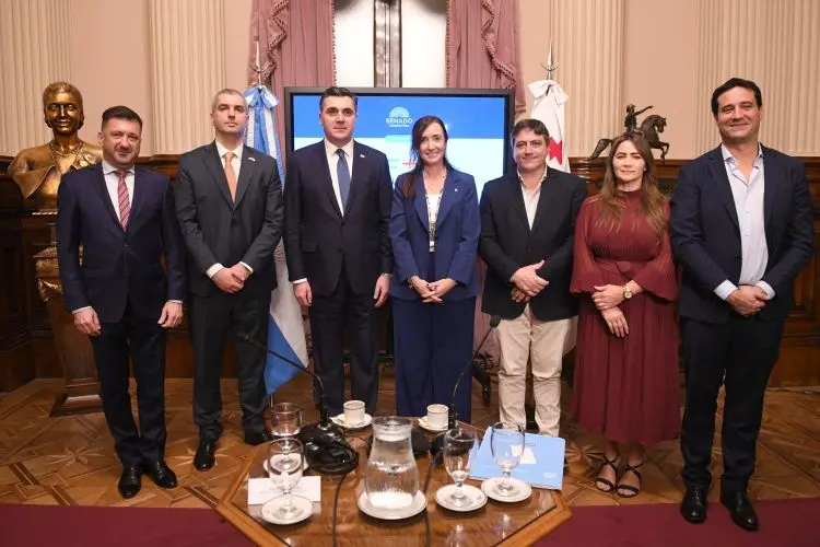 La presidente del Senado recibió al ministro de Asuntos Exteriores de Georgia